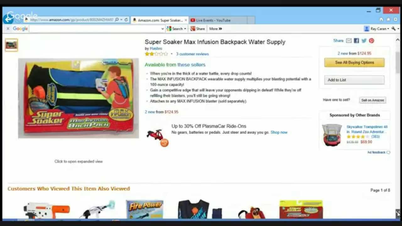 Super Soaker Max Infusion Baclpack Water Supply Review 2