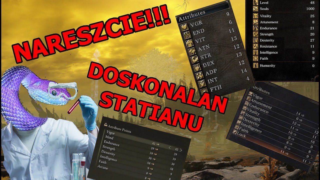 Jak Elden Ring naprawił STATYSTYKI w grach From Software