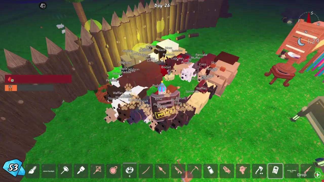 Update Party Jungle Biome 99 nights in the forest Roblox
