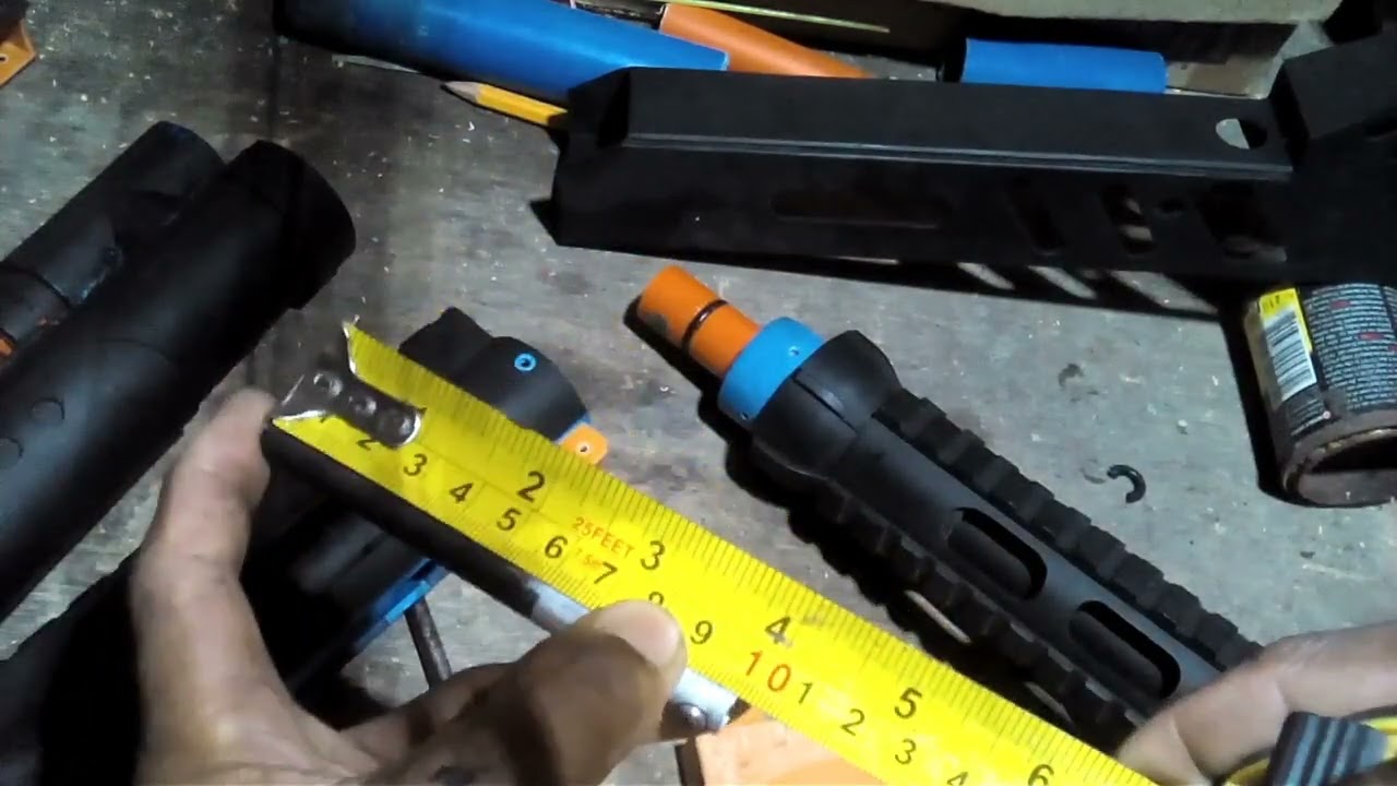 kaunting review lng po kung pano pag gawa ng pvc gun m 4 type 😊😊😊