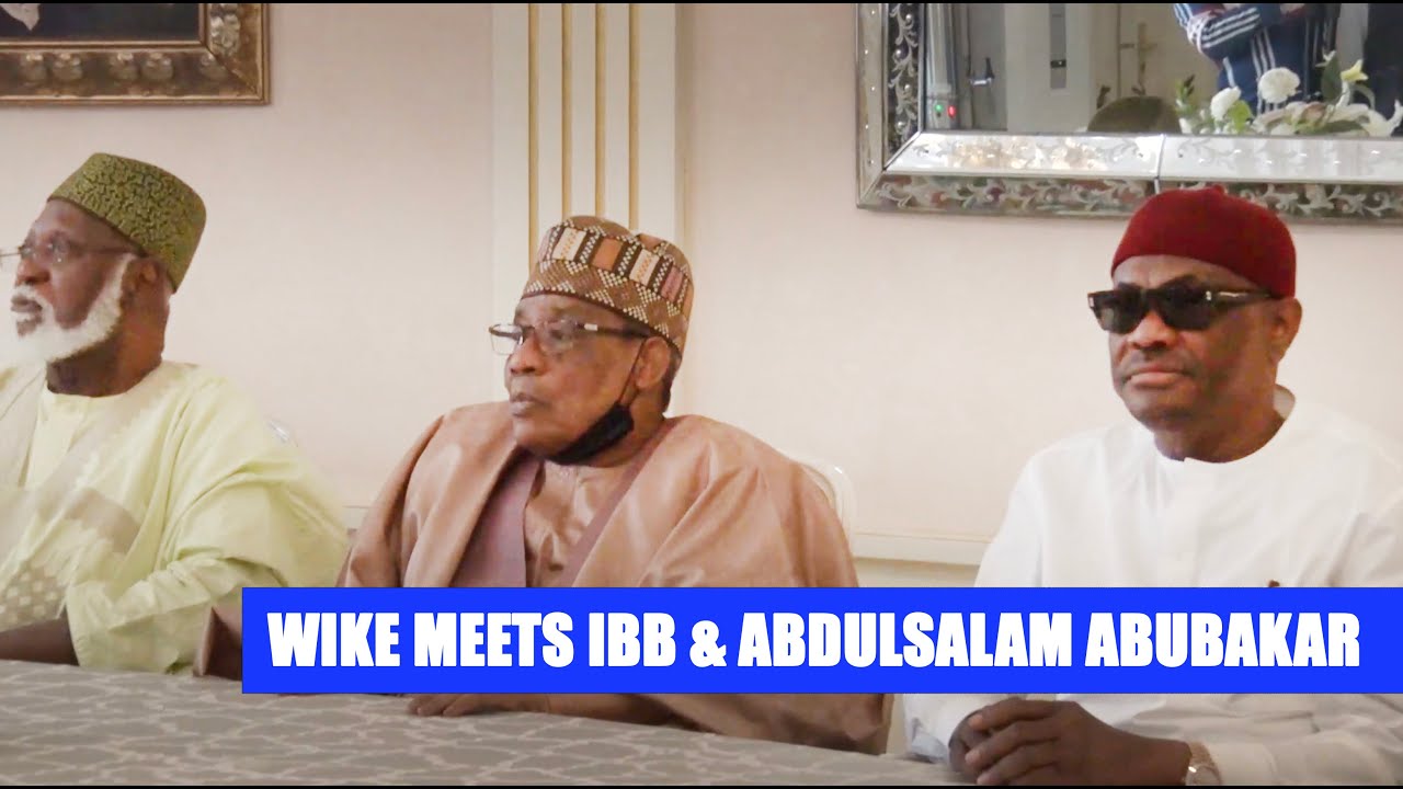 2023 Presidency: Wike Leads Governors, PDP Leaders To Meet Two Former Heads of State in Minna