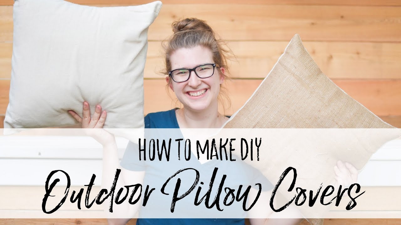 DIY Outdoor Pillow Covers - Our Handcrafted Life
