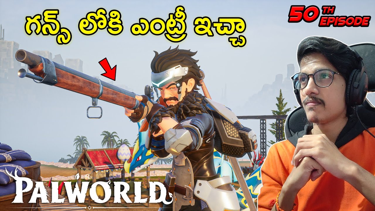 Using Guns For The First Time In Palworld | #50 | THE COSMIC BOY