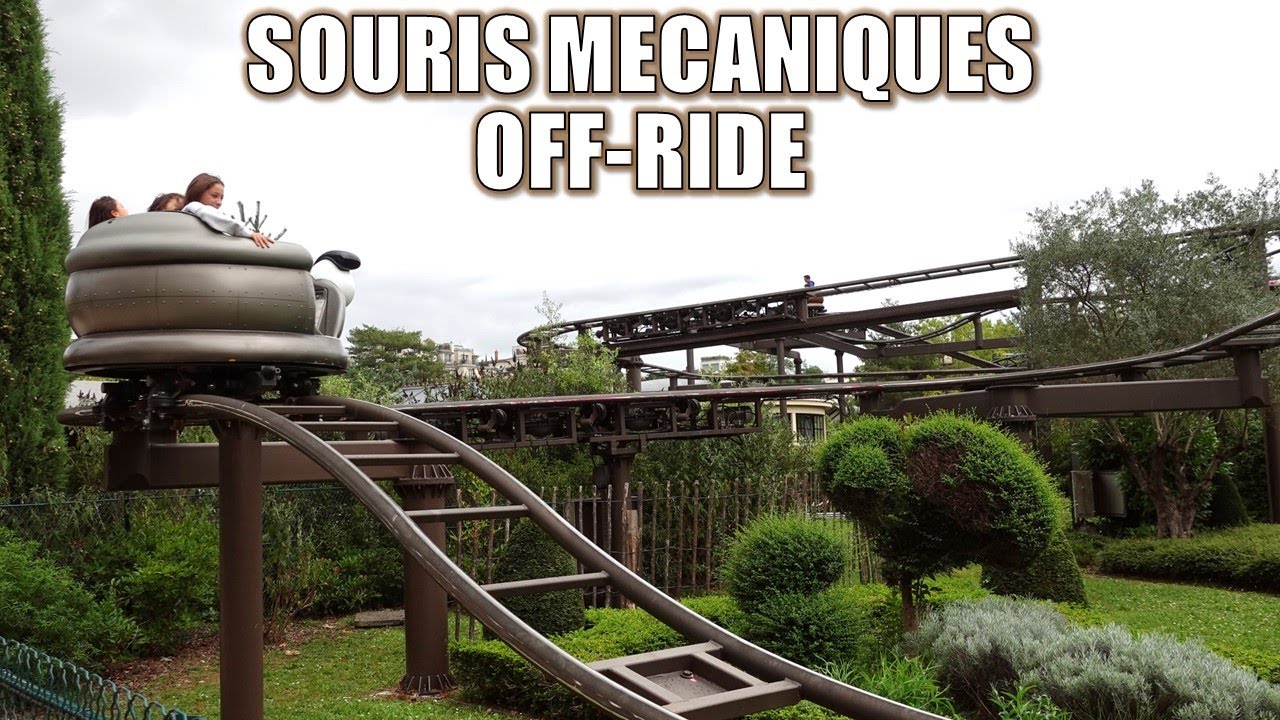 Souris Mecaniques Off-Ride Footage, Jardin d'Acclimatation Reverchon Spinning Coaster | No-Copyright