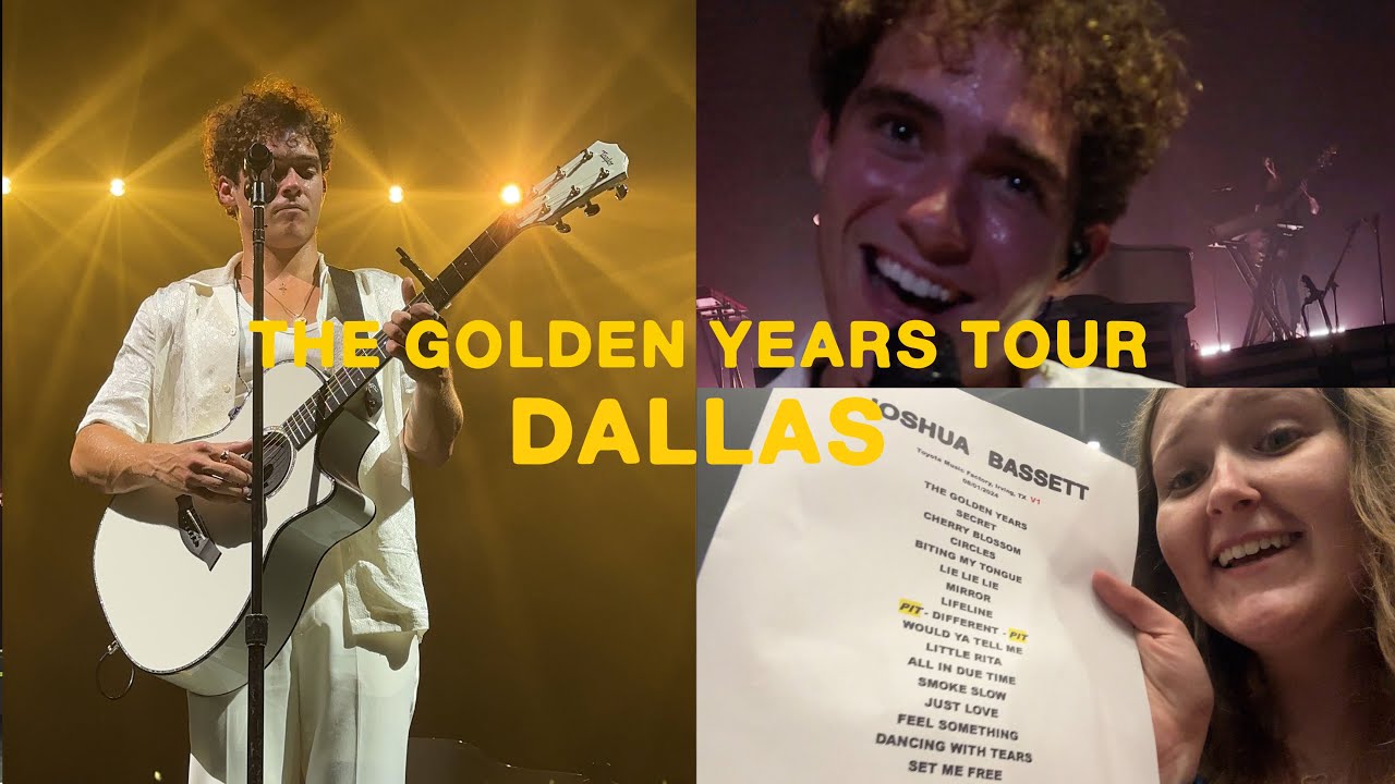 Joshua Bassett The Golden Years Tour Vlog Dallas