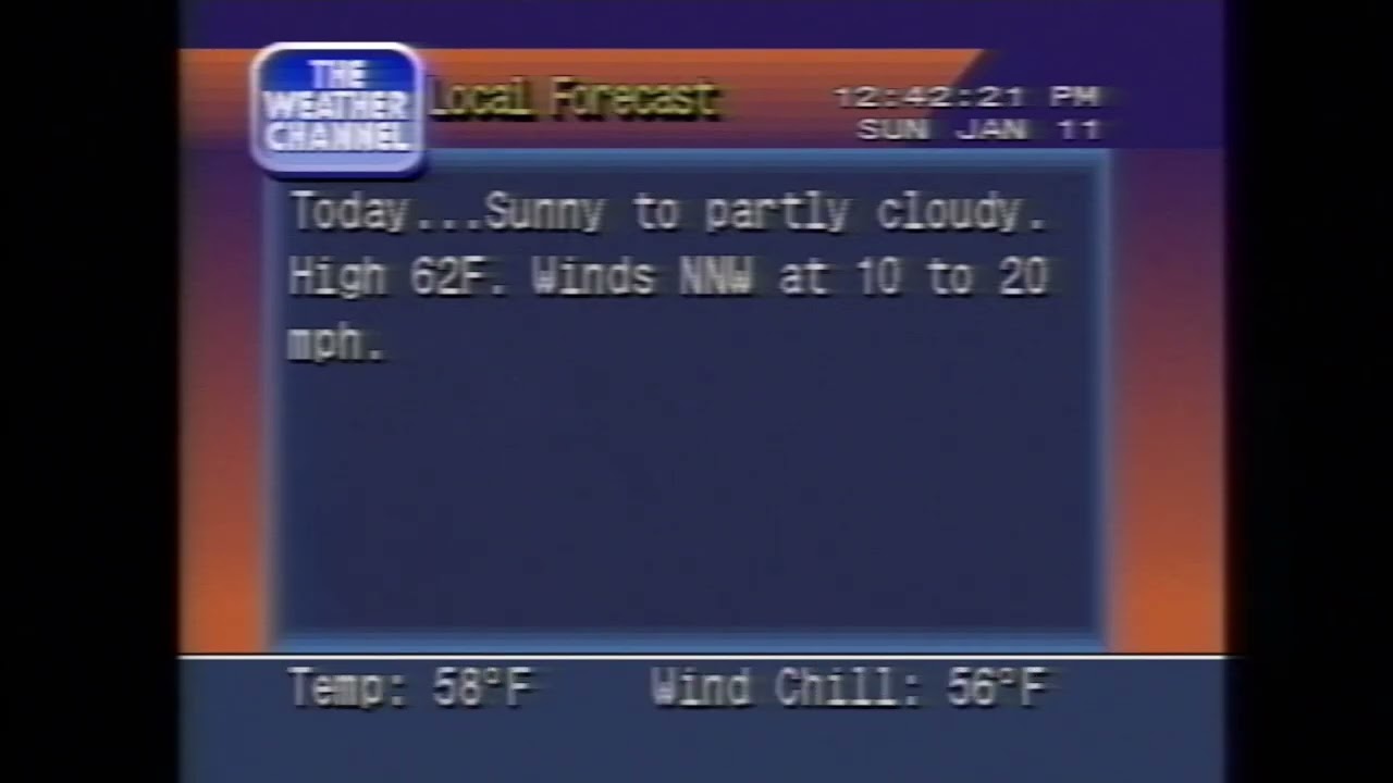 WeatherStar 4000 - Houston, TX (1/11/2026 12:39 PM)