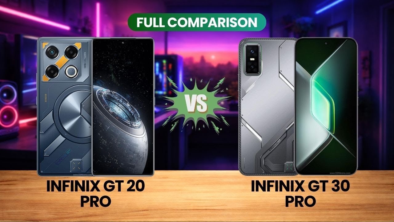 Infinix GT 20 Pro vs Infinix GT 30 Pro