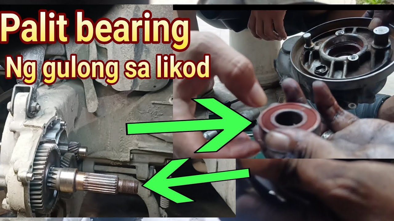 paano magpalit ng transmission bearing ng Suzuki burgman street 125 umaalog na kasi gulong natin