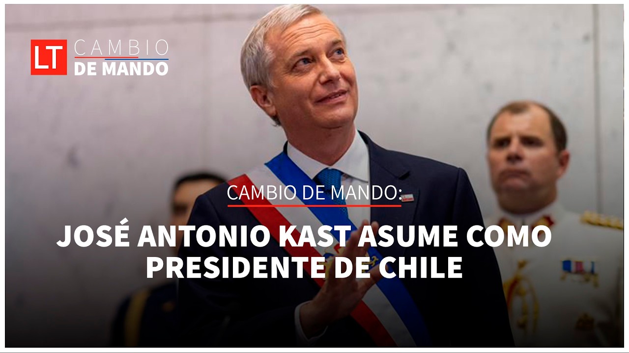 React EN VIVO del Cambio de Mando: José Antonio Kast asume como Presidente