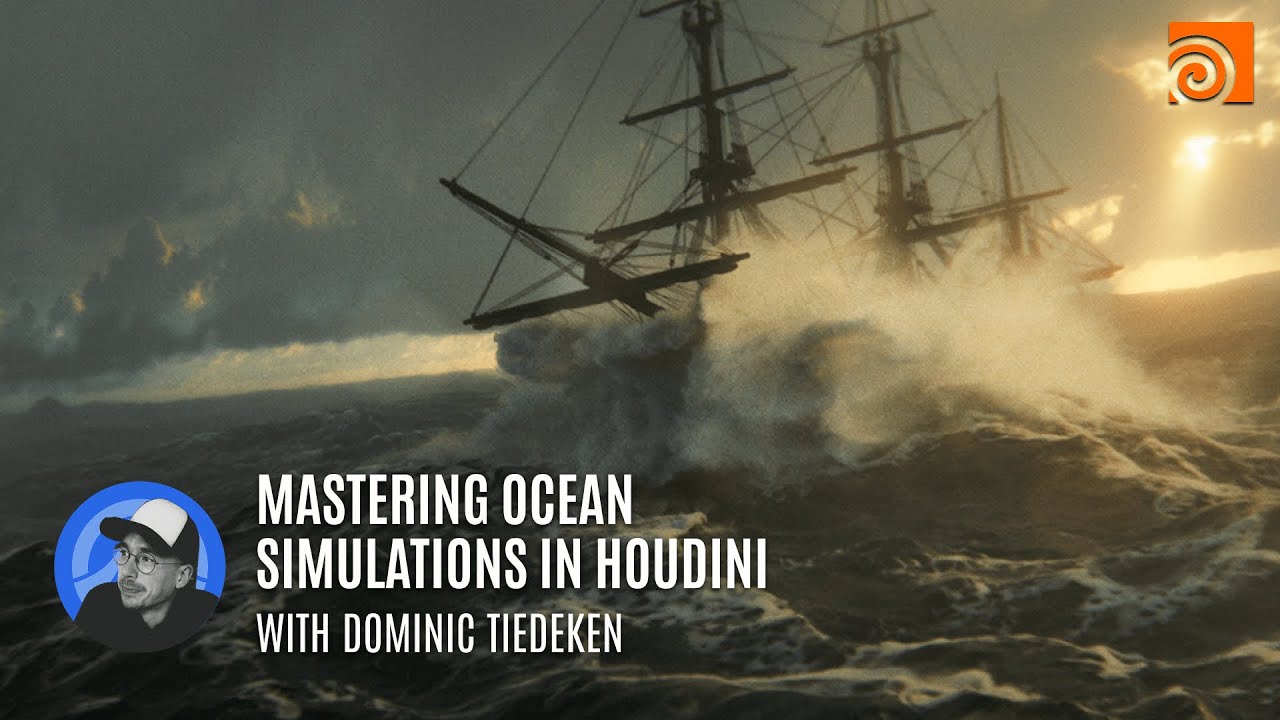Workshop: Mastering Ocean Simulations in Houdini with Dominic Tiedeken