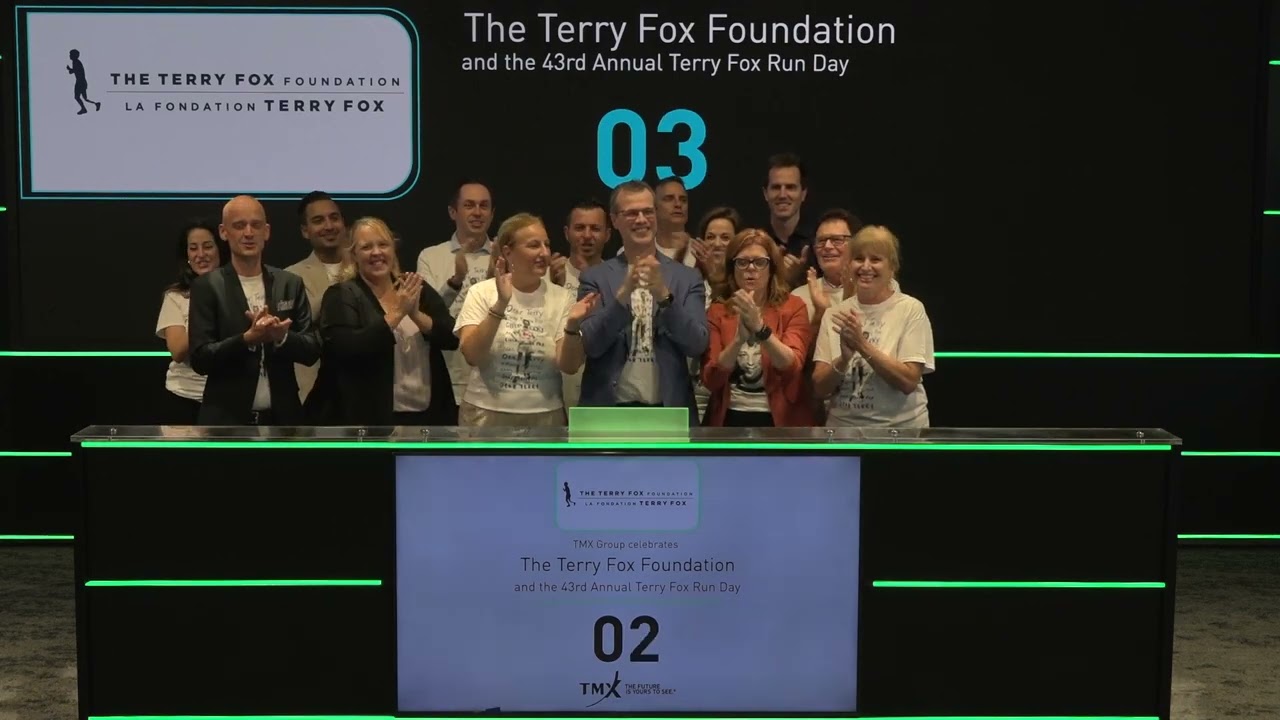 The Terry Fox Foundation Closes the Market  Tuesday, August 29, 2023