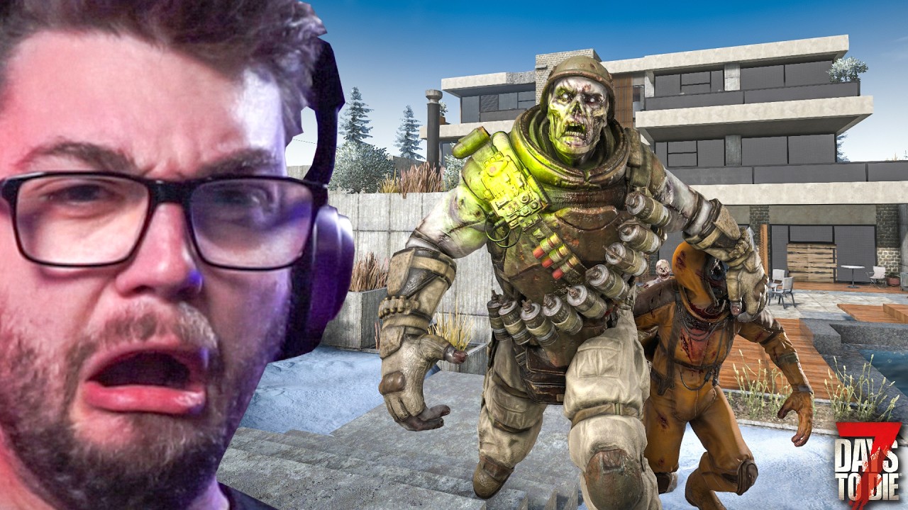 FIRST TIME in an INSANE MANSION! | 7 Days to Die 1.0