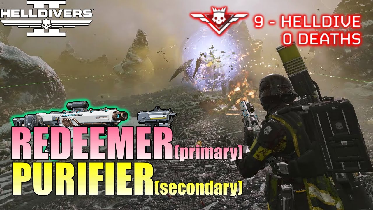 Helldivers 2 - Purifier Gameplay (No commentary, Max Difficulty, No deaths)