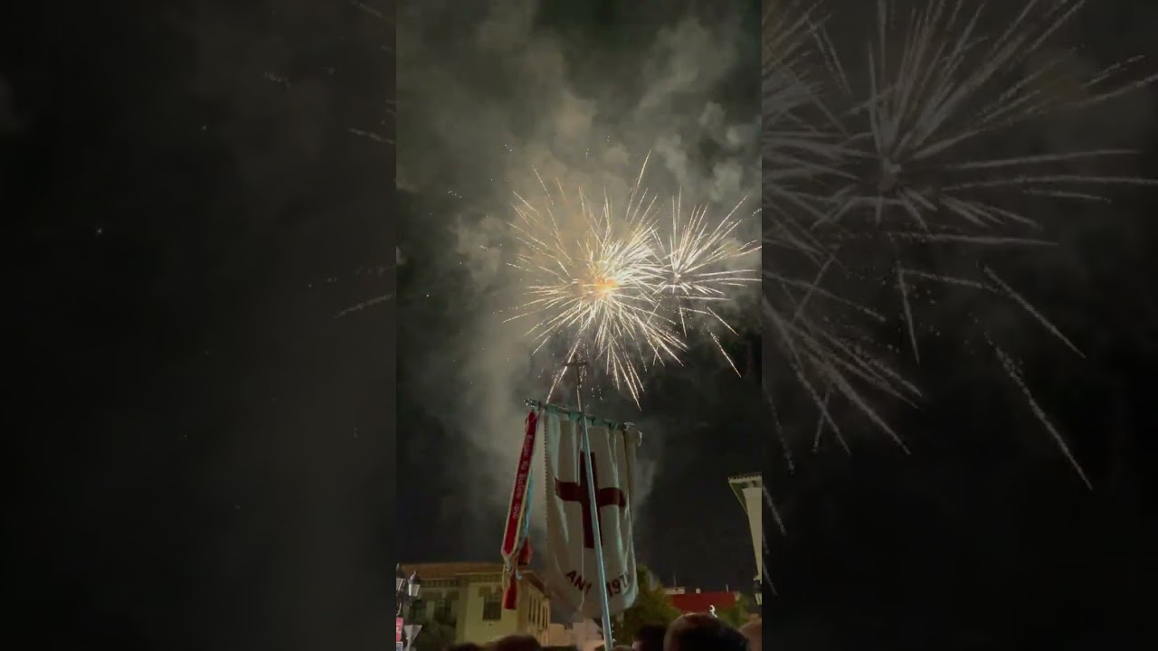Himno de la Comunidad Valenciana, Inicio de las fiestas, fuegos artificiales, Paterna 2023