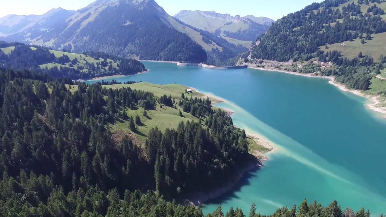 Lac et barrage de l'Hongrin