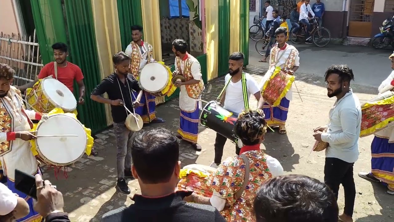 Romeo Dhol Tasha🎹Played Dekhe naker notni mixing🔥At Kalna Saraswati Puja 2k22❤️