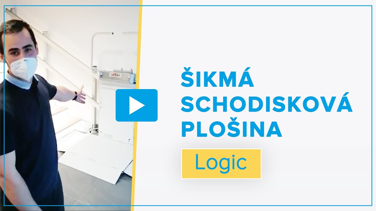 Šikmá plošina na schody - LOGIC | Pomôcka pre imobilných | Výťah pre vozíčkarov | Velcon.sk