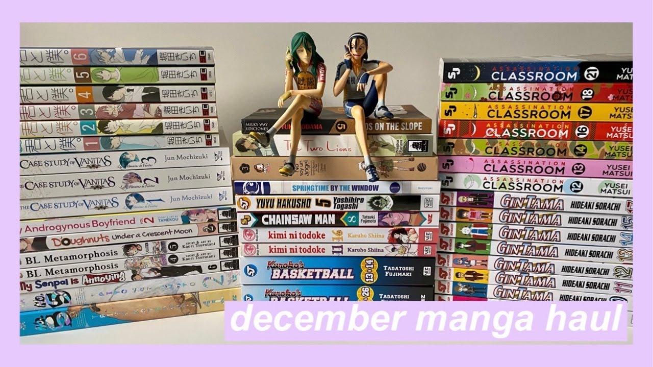 collective manga haul & unboxing - december 2021