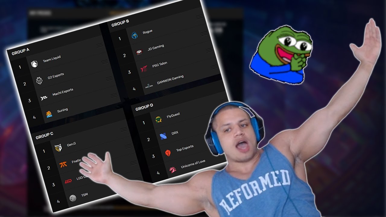TYLER1 WORLDS 2020 PICK'EMS