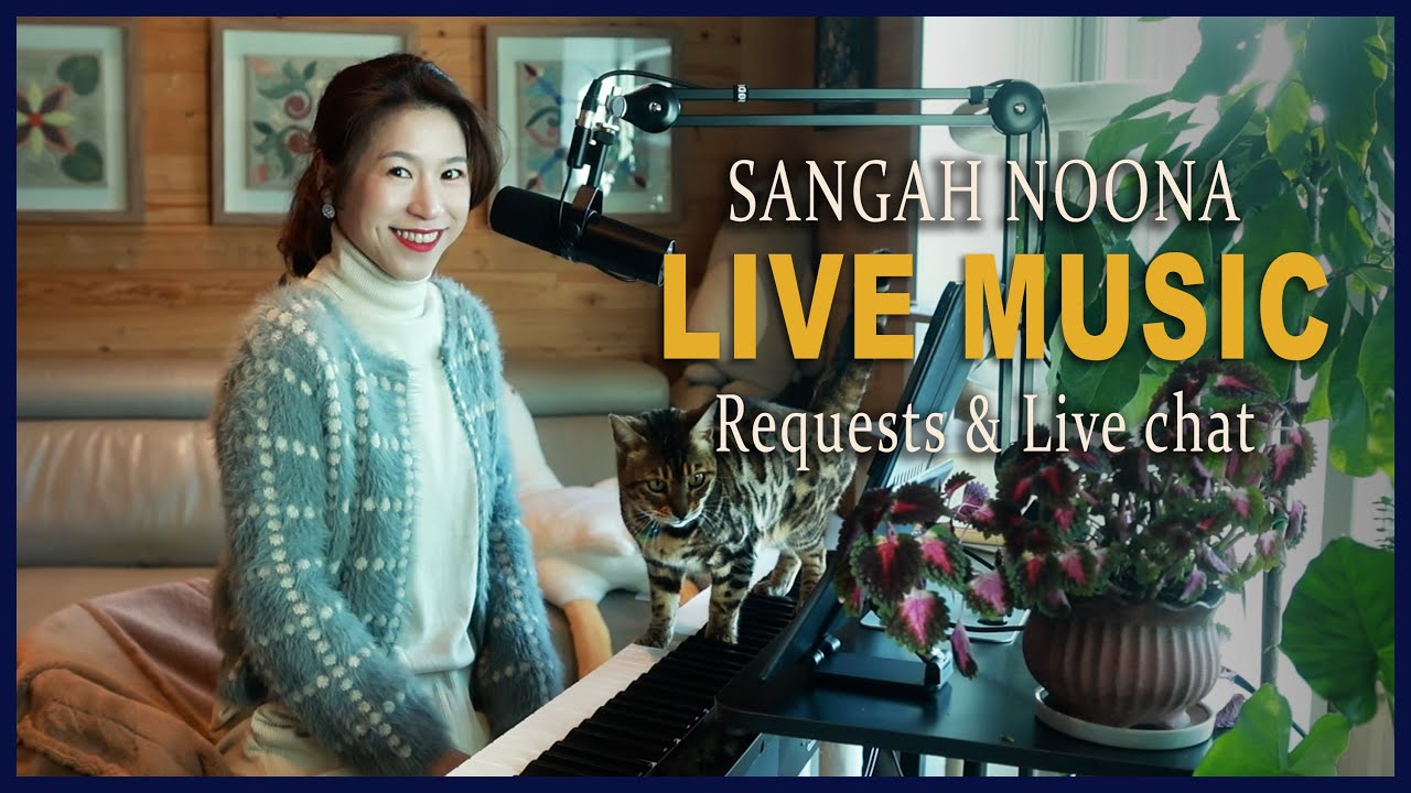 🔴LIVE Piano (Vocal) Music From Korea with Sangah Noona! 1/30