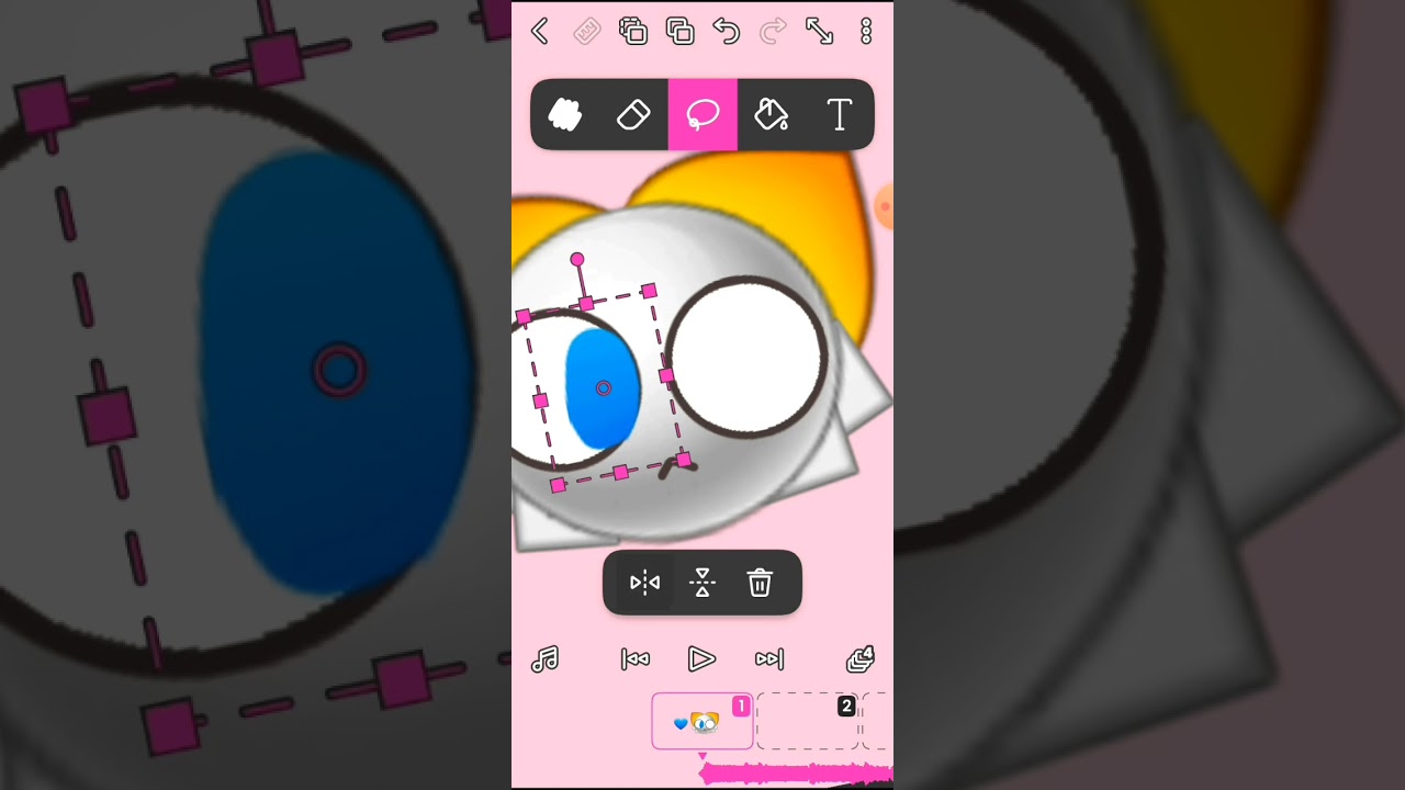 How to make emoji cat in flipaclip? ( in my style )