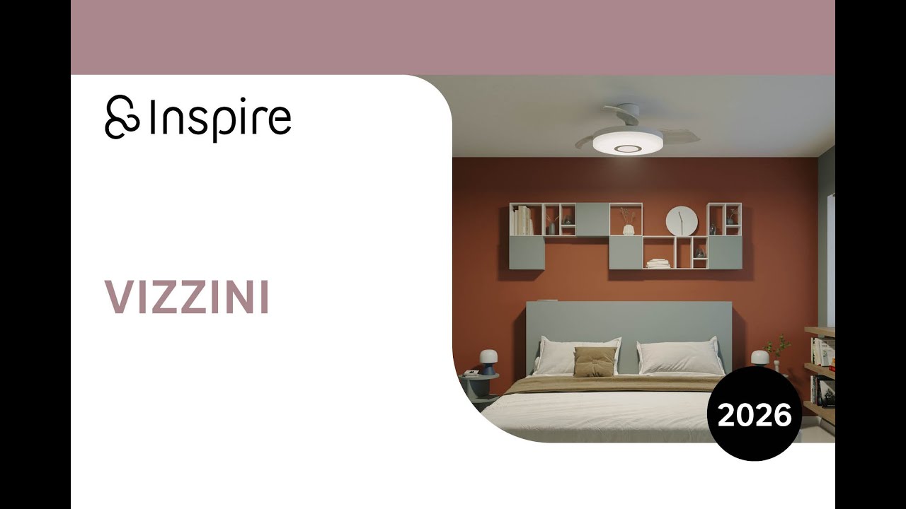 Comment installer votre ventilateur de plafond INSPIRE VIZZINI avec éclairage
