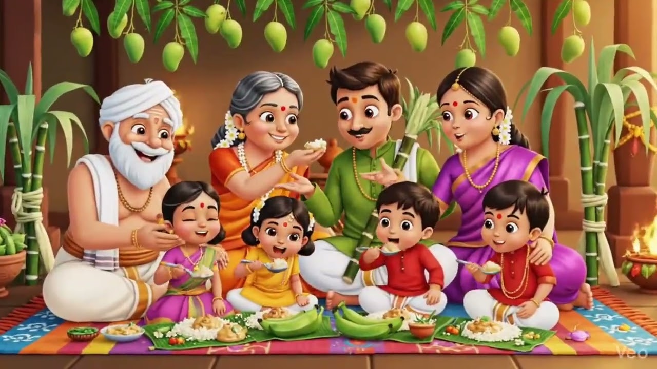 பொங்கலோ பொங்கல் 🎉 | Tamil Kids Pongal Song | Pongal Celebration Song 2025