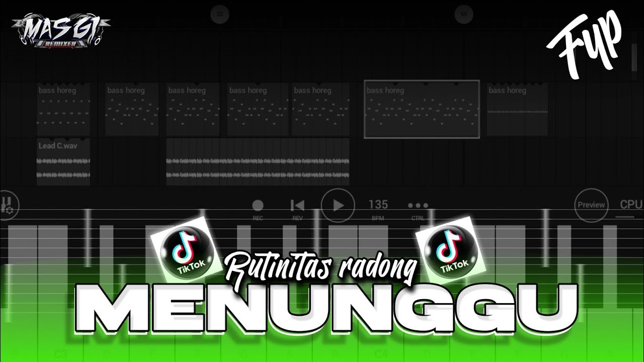 DJ MENUNGGU X DROP RUTINITAS RADONG YANG LAGI VIRAL 