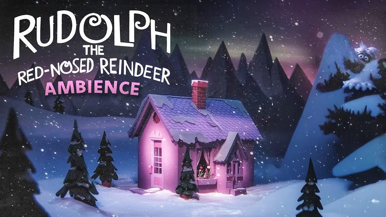 Rudolph the Red-Nosed Reindeer Ambience 🎄🦌❄️ | Cozy 1960s Rankin Bass Christmas Special Inspired