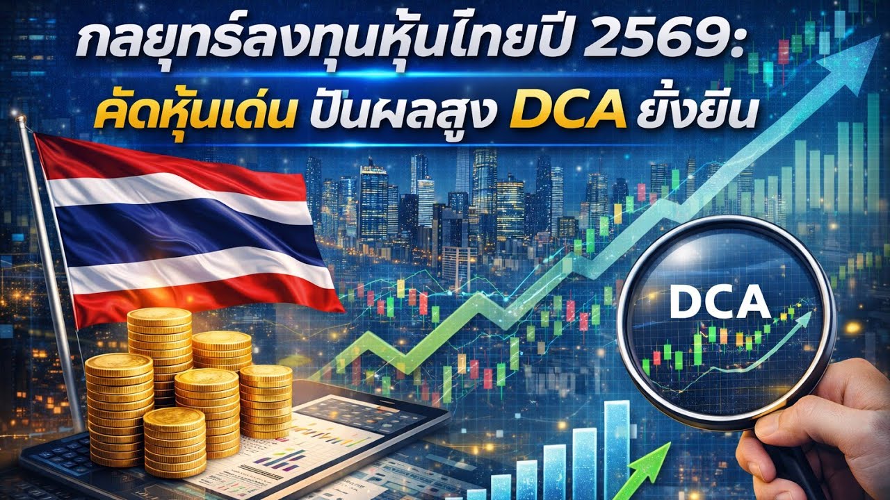กลยุทธ์ลงทุนหุ้นไทยปี 2569: คัดหุ้นเด่น ปันผลสูง DCA ยั่งยืน
