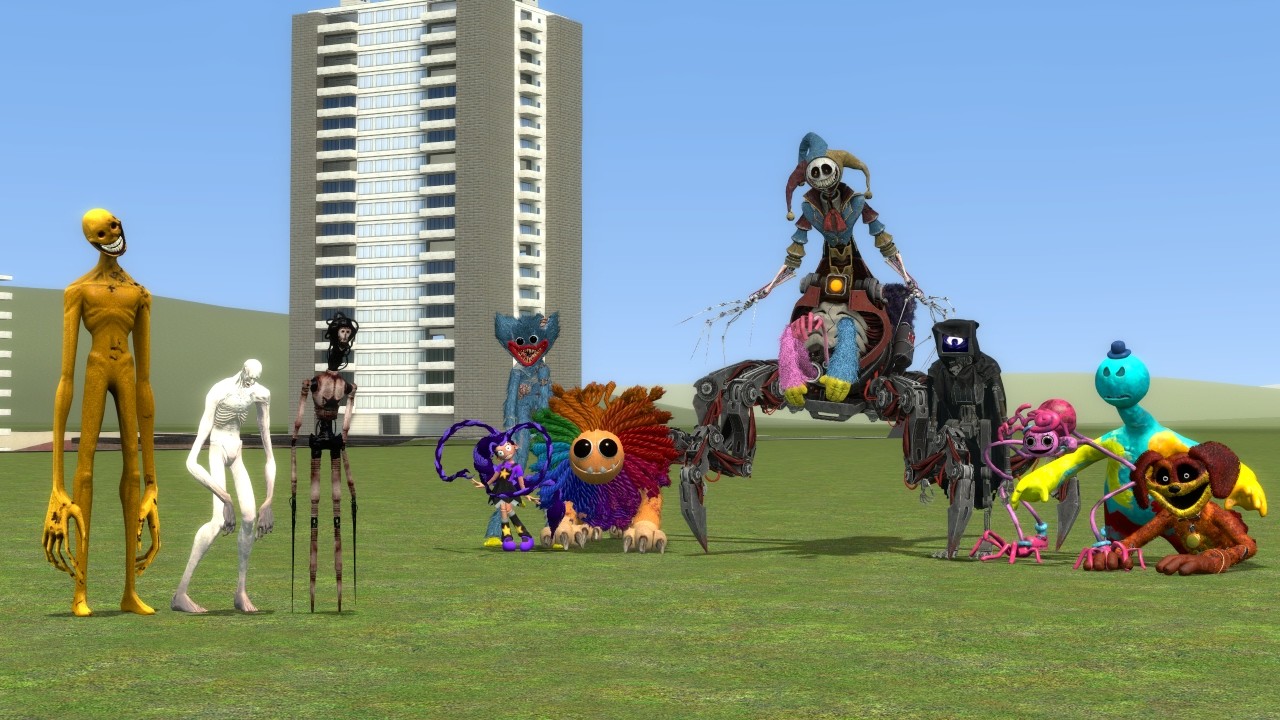 Horror Creatures Vs Poppy Playtime Monsters | Garry's Mod