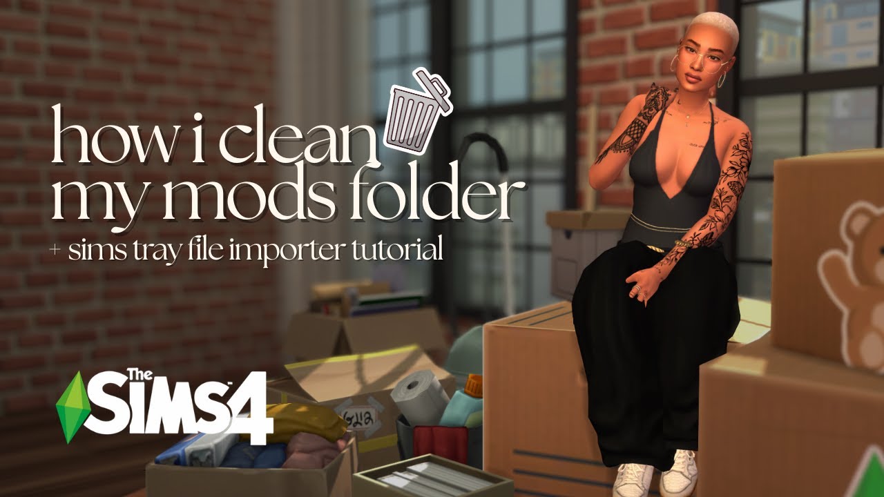 how to clean out your sims 4 cc folder + sims 4 tray file importer tutorial 🗑️ (easy step-by-step)