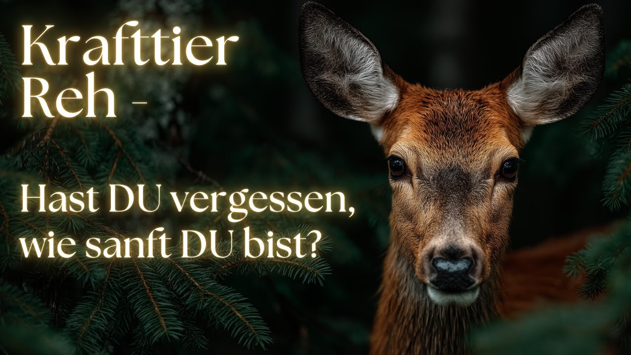 Krafttier Reh &ndash; Die stille St&auml;rke der Sanftmut | &Ouml;ffne dein Herz f&uuml;r Heilung & Liebe