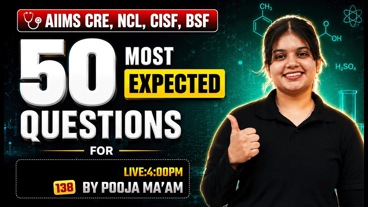 Lab Technician 50 Most Important Questions | AIIMS CRE, NCL, CISF, BSF | MLT Live Class 2026 #138