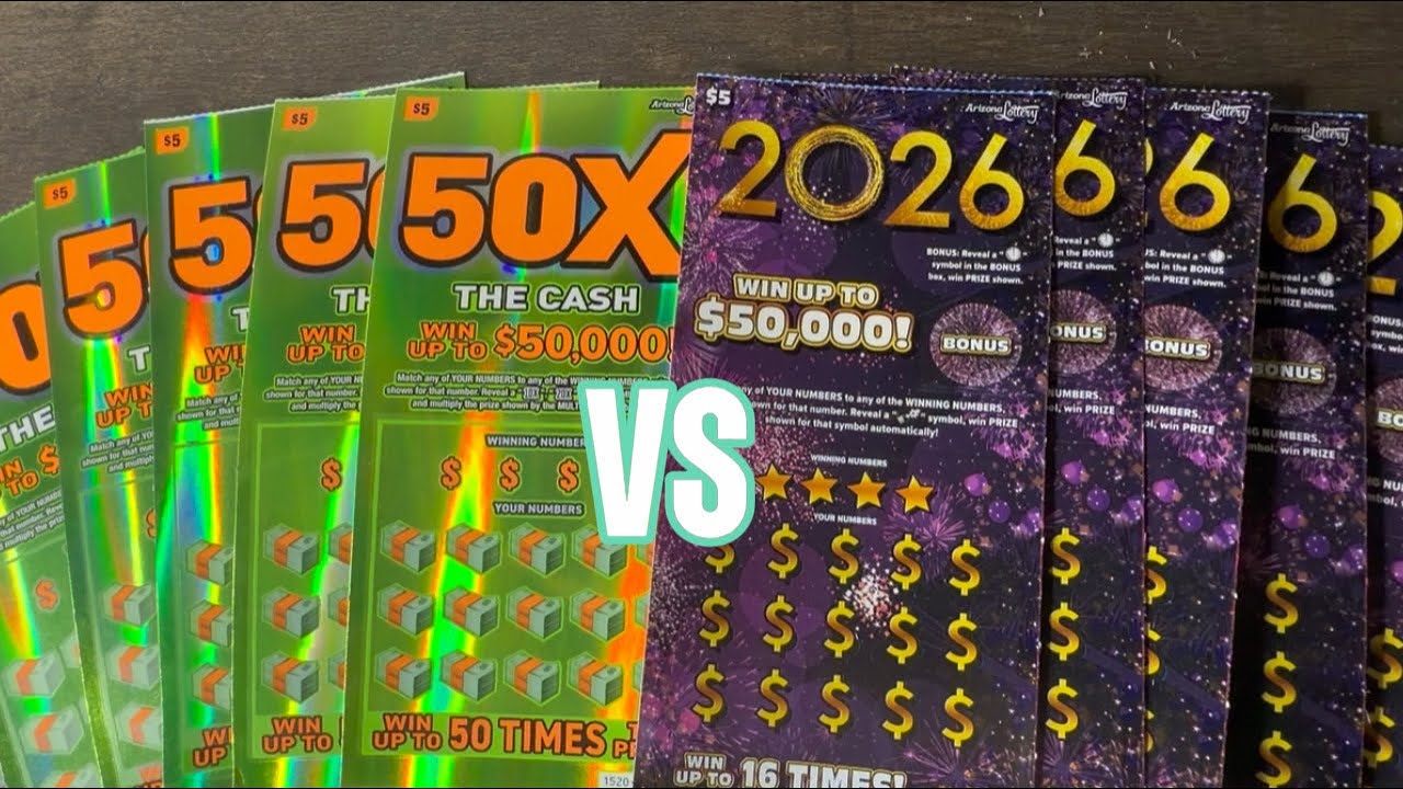 50X THE CASH VS 2026! WHO DO YOU THINK WILL WIN?? Arizona Lottery