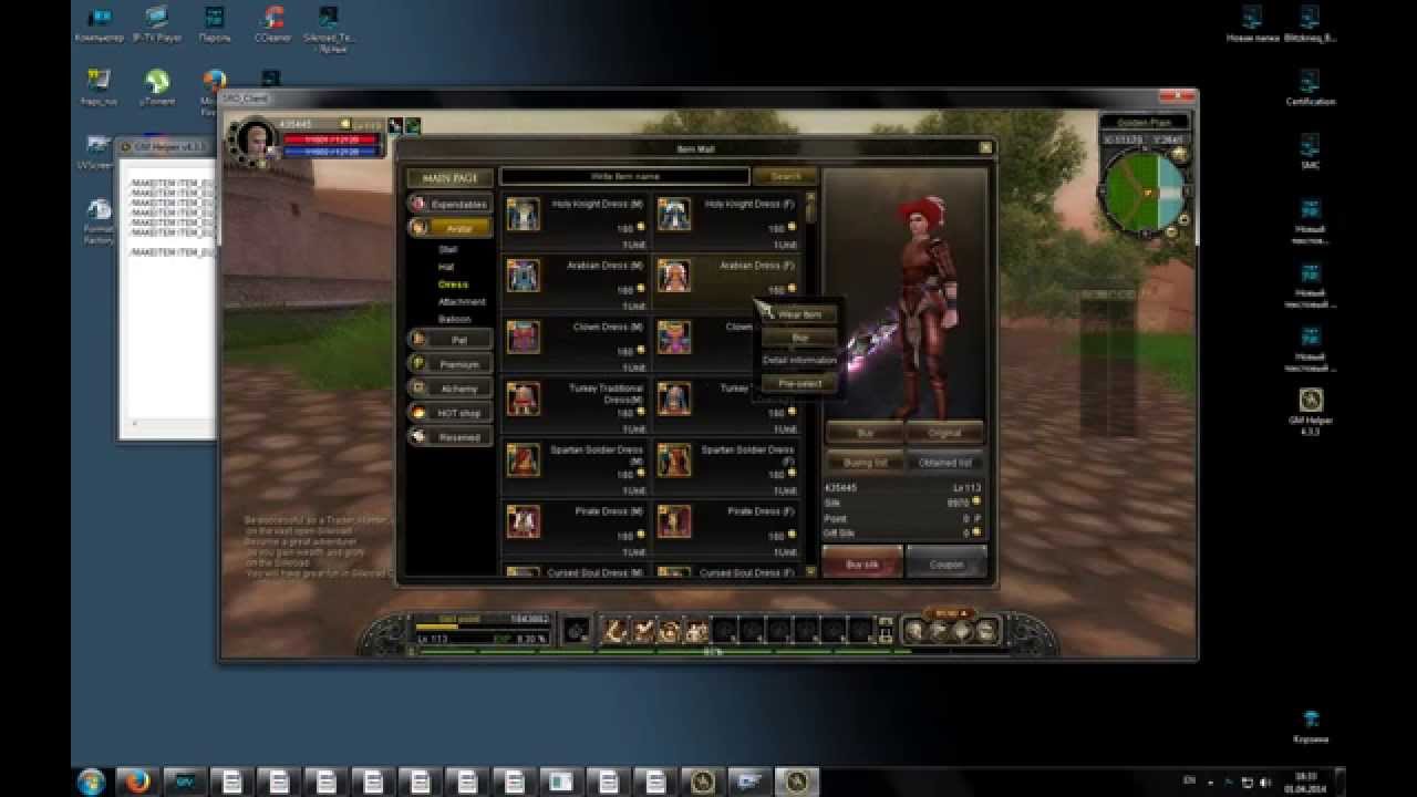Превью. Создание своего Приват сервера SILKROAD ONLINE