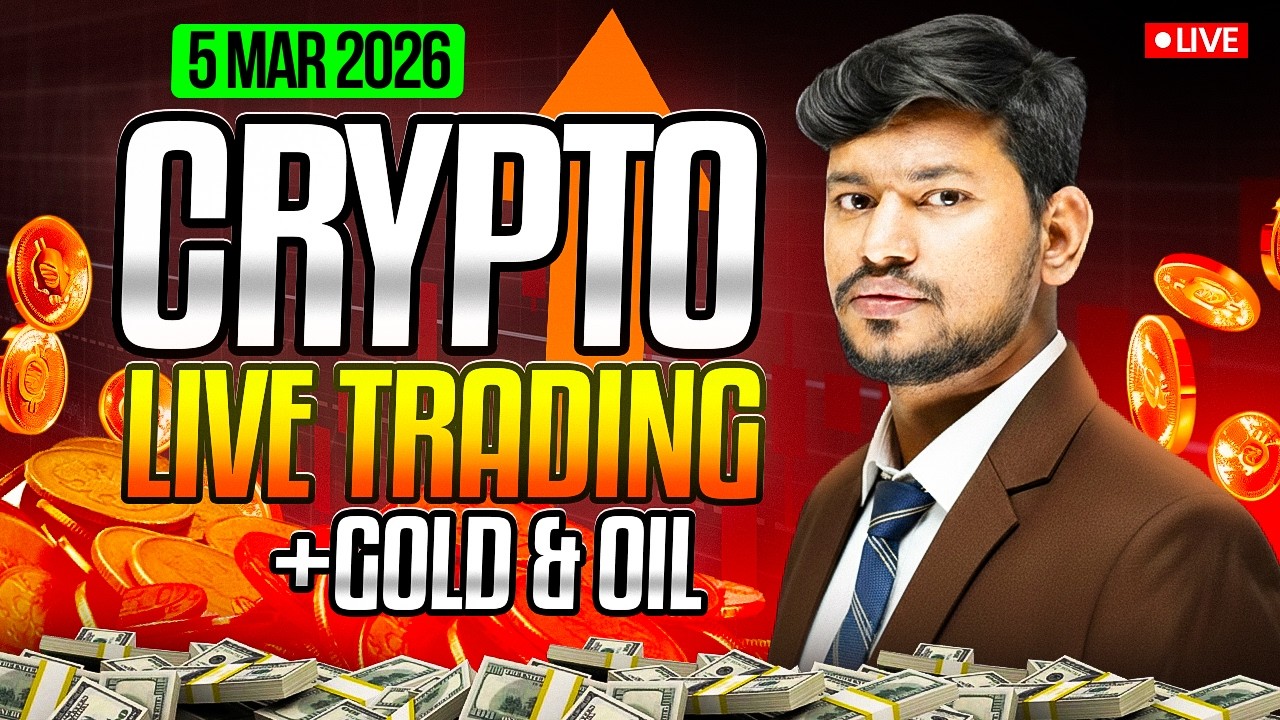 Crypto and Gold  | 05 March - IITian Trader #cryptotrading