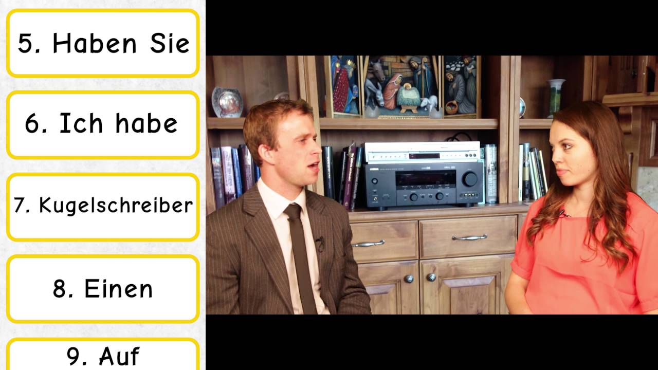 Video 01 - German for LDS Missionaries