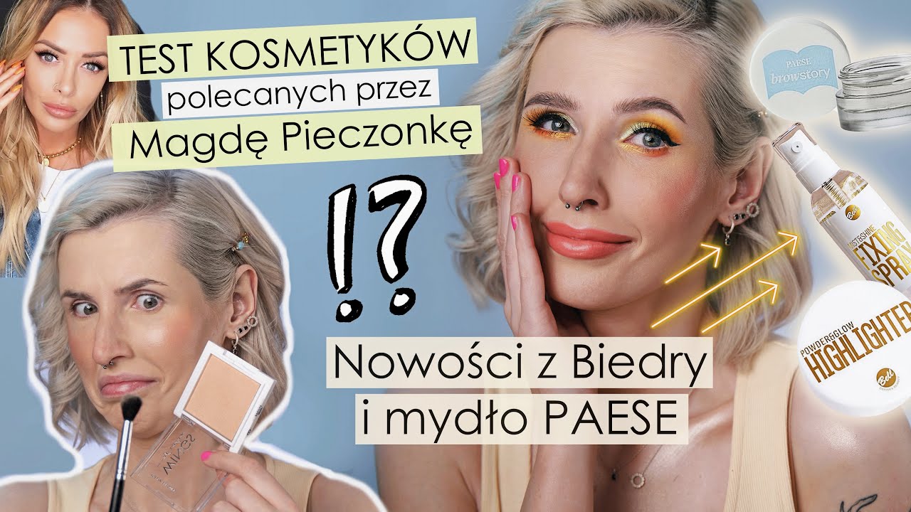 Testuję kosmetyki AA, Nowości z BIEDRY i MYDEŁKO do brwi PAESE- O kilku PORAŻKACH chcę zapomnieć😬