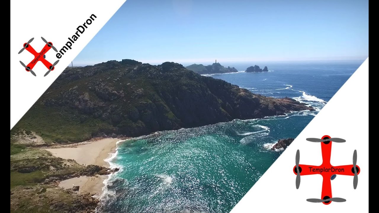 Playa de Reira en Camariñas desde dron