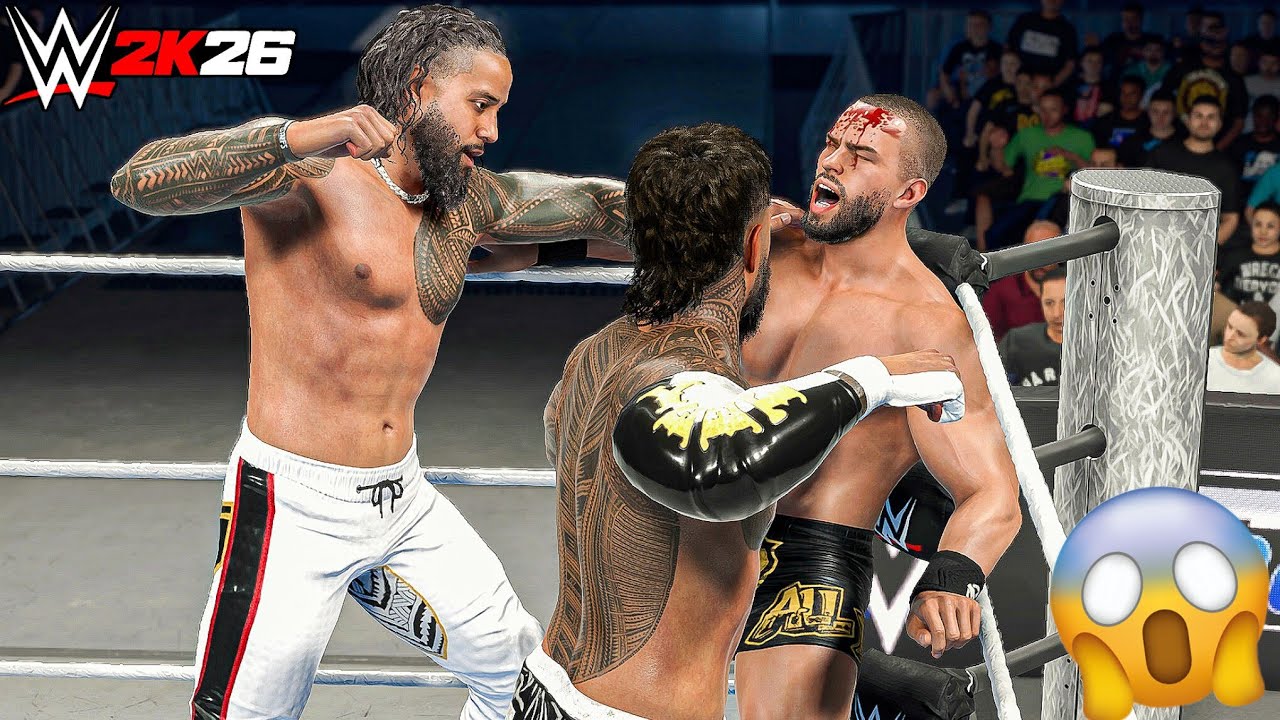 WWE 2K26 - Братья Усо против Вижена на Friday Night Smackdown | Геймплей