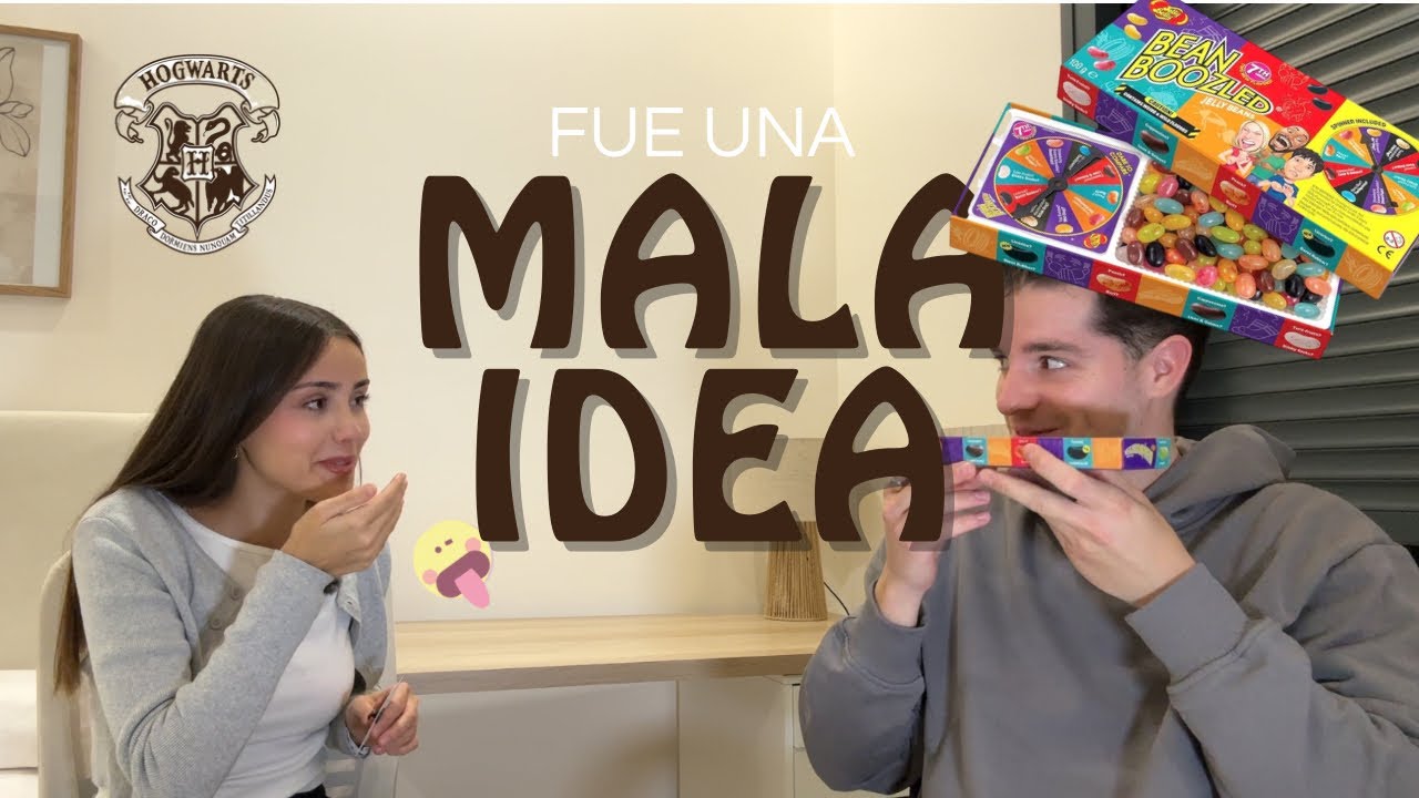 Probando las GRAGEAS🤢asquerosas de Harry Potter| RETO