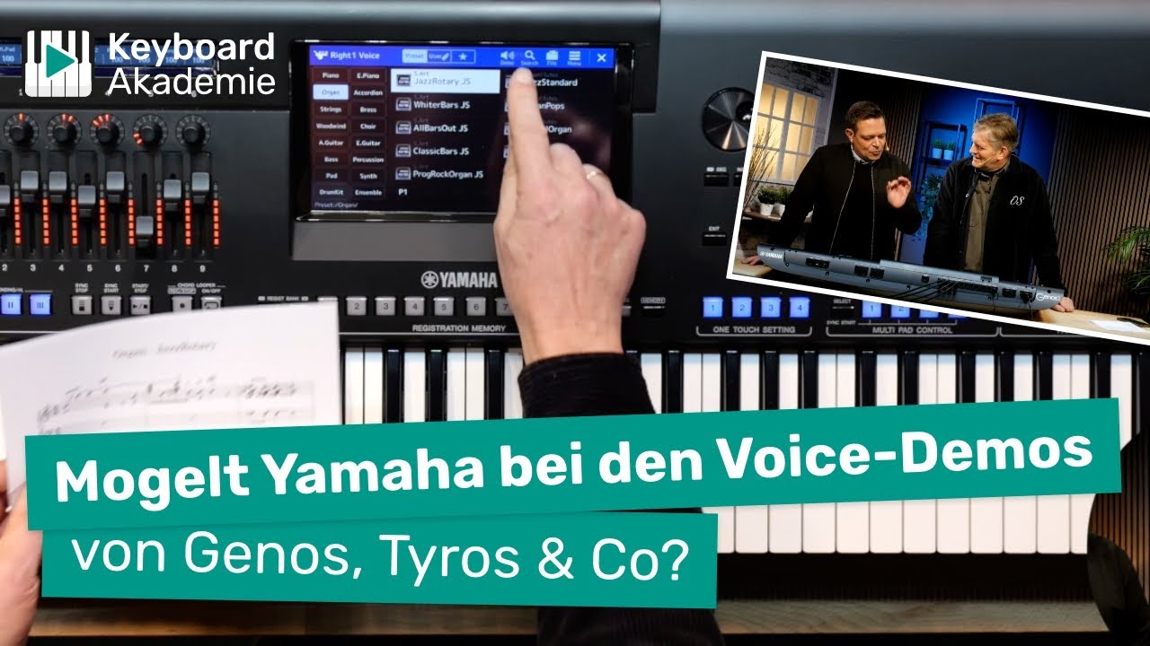 Mogelt Yamaha bei den Voice-Demos von Genos, Tyros & Co? 😮
