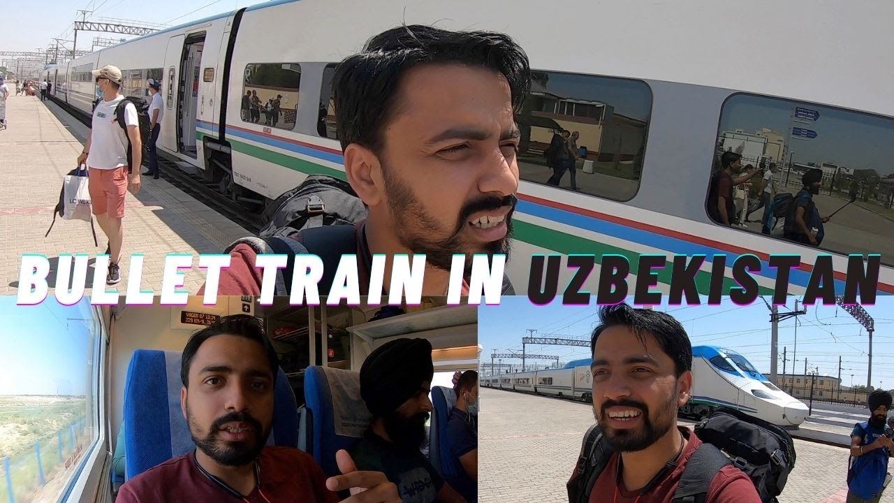 WORLD’S Cheapest BULLET TRAIN ticket in UZBEKISTAN 🇺🇿!