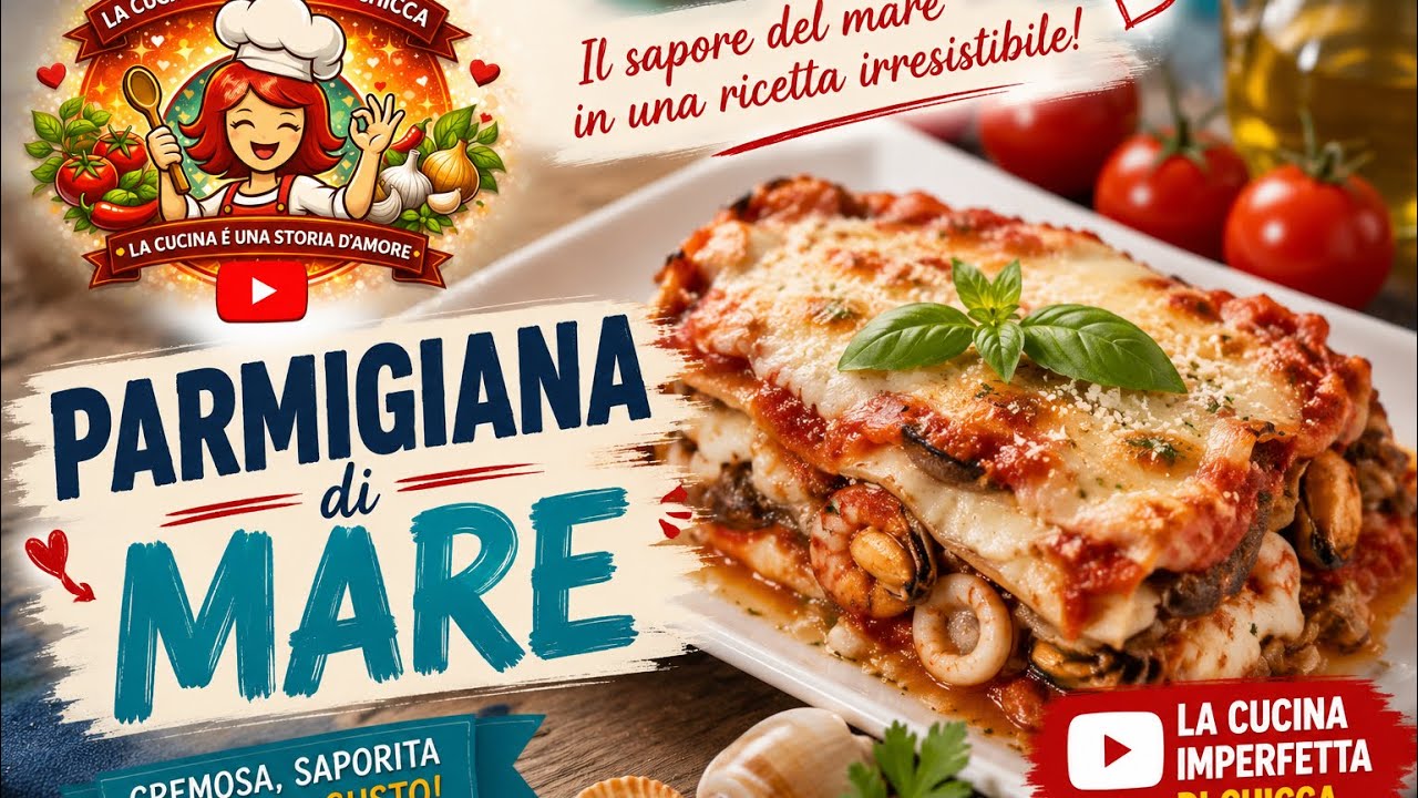 Parmigiana di mare | Seafood Parmigiana | Mariscos a la parmesana | Parmigiana de fruits de mer
