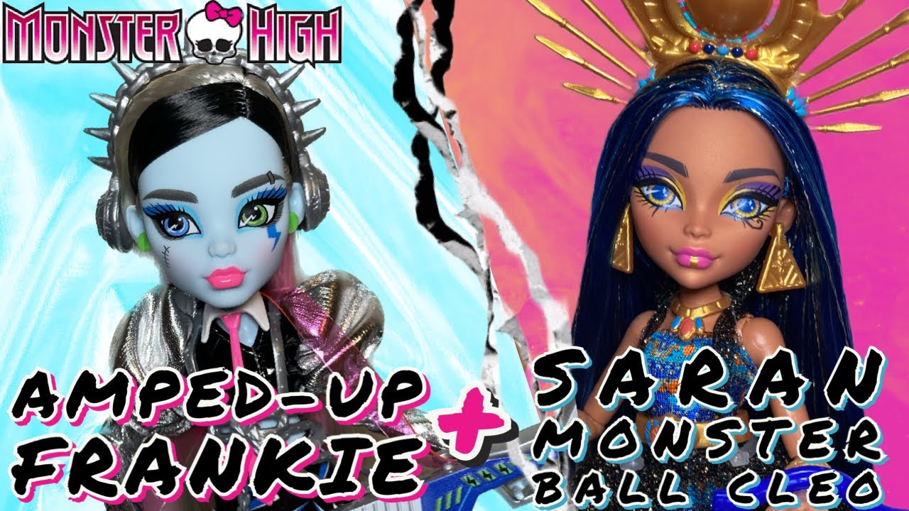 AMPED UP Frankie Review + Monster Ball Cleo has SARAN now?! CLANKIE DOUBLE FEATURE!! ⚡️🩵🪲