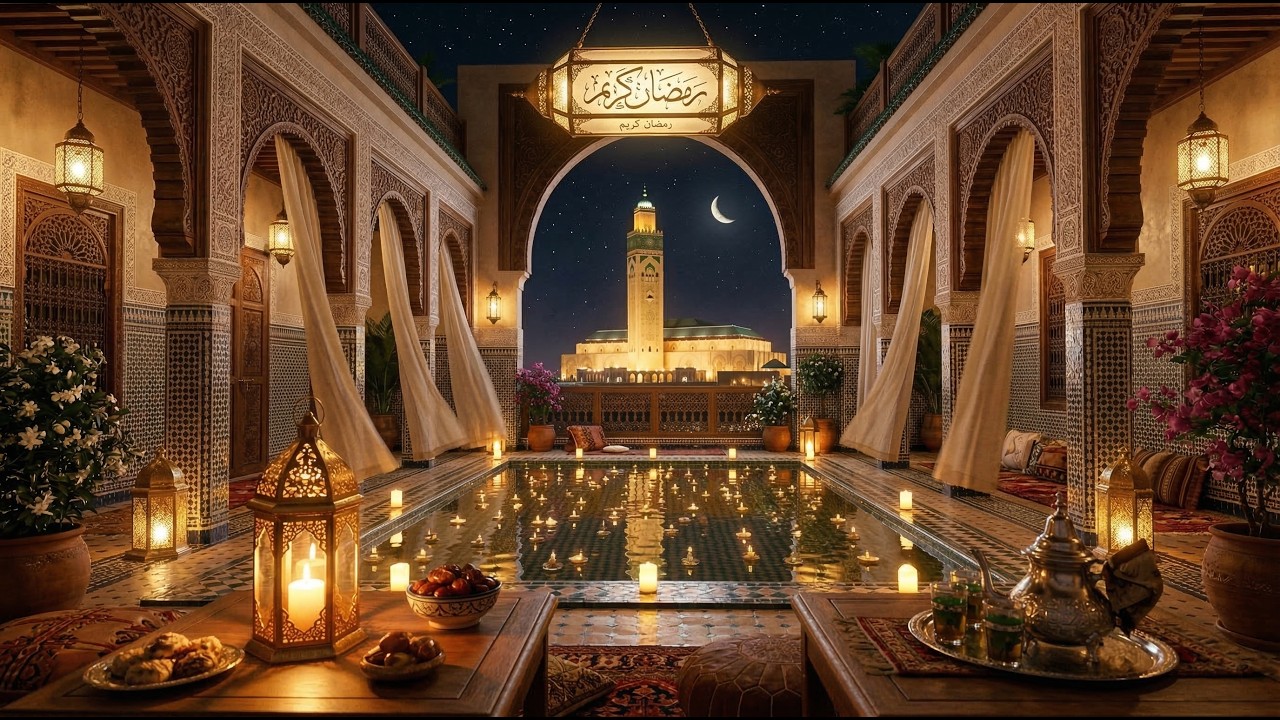 Ramadan Kareem 🌙 رمضان كريم TV Screensaver | 1 Hour Calm Ramadan Atmosphere | #viral #relaxing #fyp