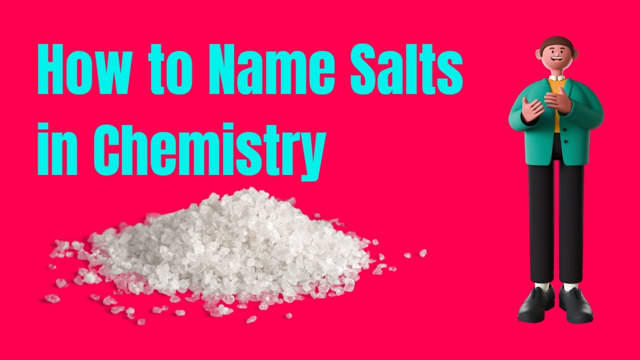 💯 How to Name Salts in Chemistry | Naming Conventions in Chemistry