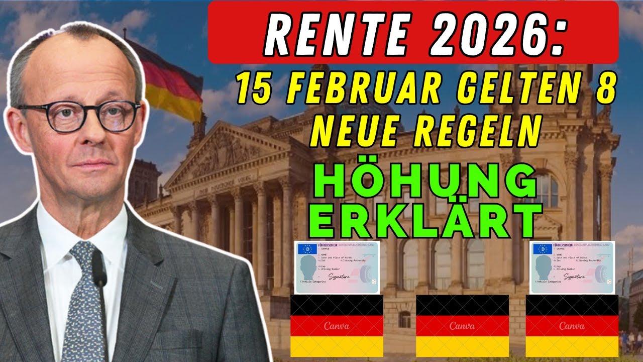 💥 Rente 2026: Ab 15. Februar gelten 8 NEUE Regeln – Höhung erklärt!