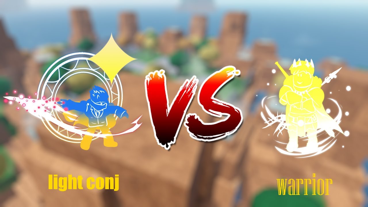 light conj vs warrior (roblox arcane odyssey)